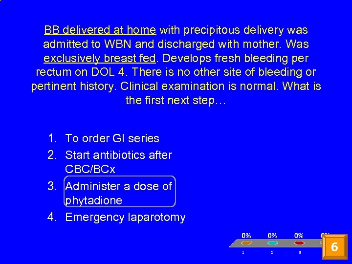 BB delivered at home with precipitous delivery was admitted to WBN and discharged with