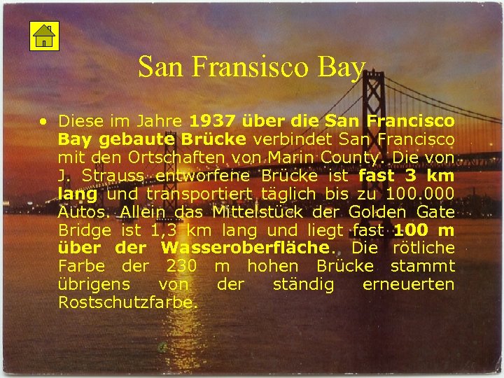 San Fransisco Bay • Diese im Jahre 1937 über die San Francisco Bay gebaute