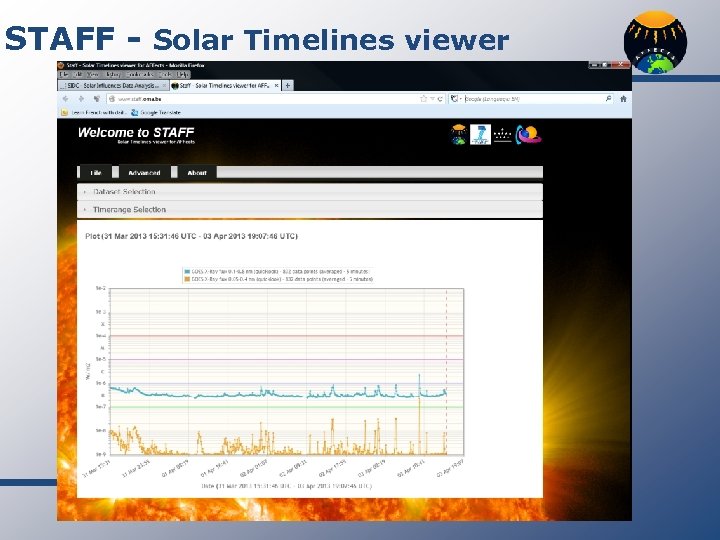 STAFF - Solar Timelines viewer 