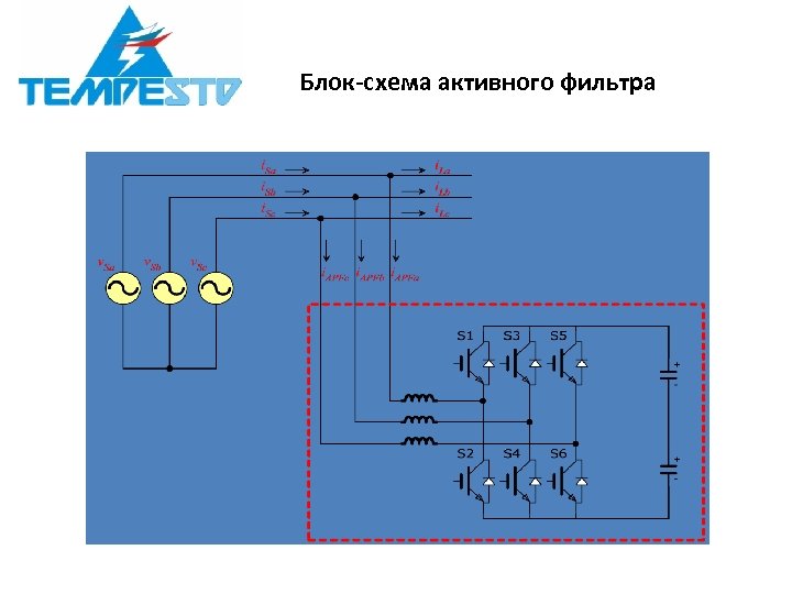 Блок-схема активного фильтра 