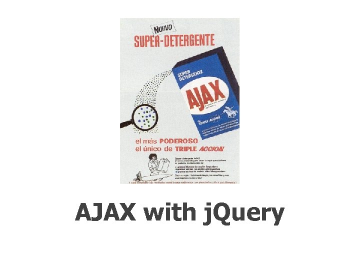 AJAX with j. Query 