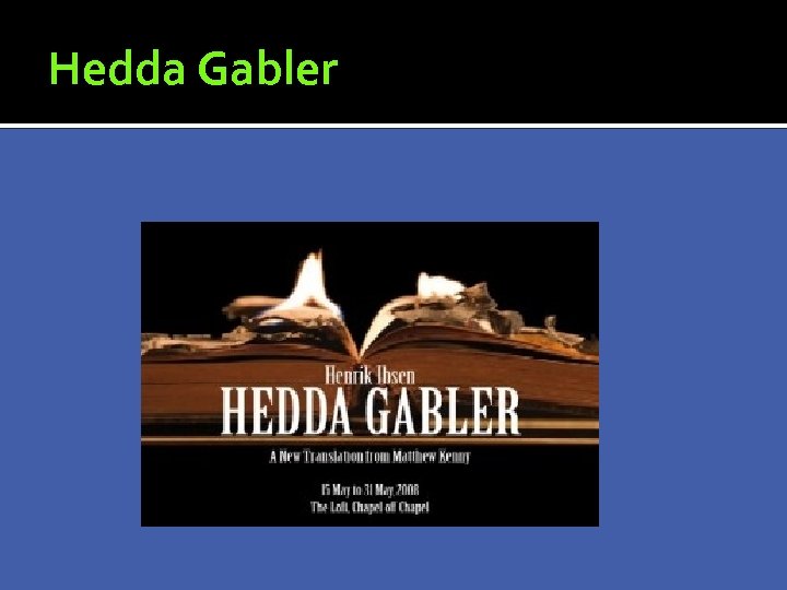 Hedda Gabler 