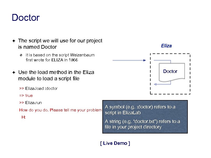Doctor ✦ The script we will use for our project is named Doctor ❖