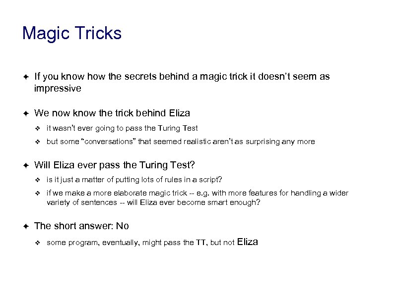 Magic Tricks ✦ If you know how the secrets behind a magic trick it