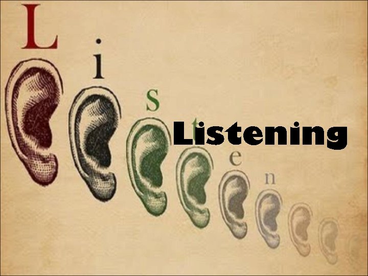 Listening 