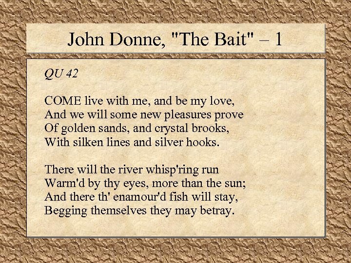 John Donne, 