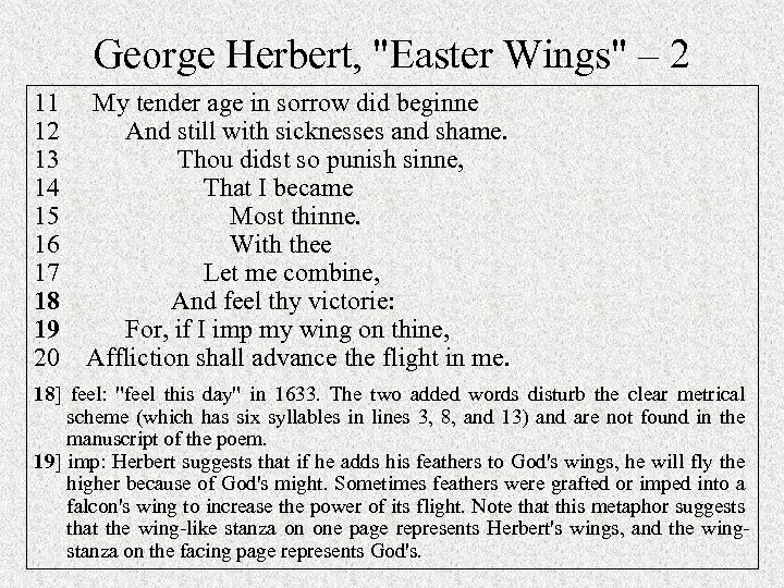 George Herbert, 