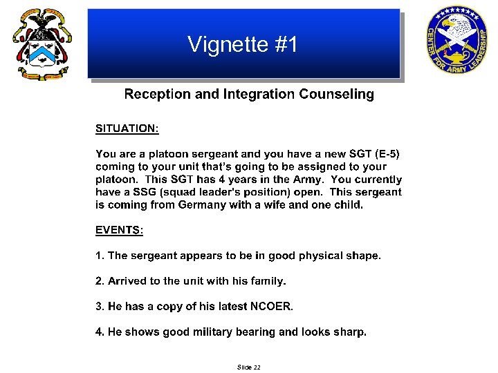 Vignette #1 Slide 22 