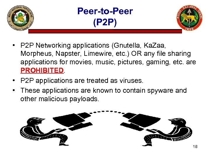 Peer-to-Peer (P 2 P) • P 2 P Networking applications (Gnutella, Ka. Zaa, Morpheus,