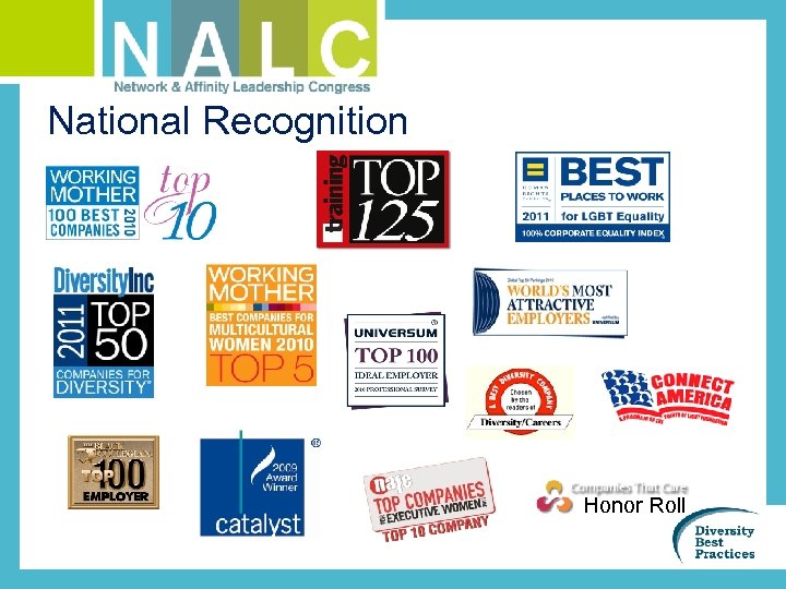 National Recognition Honor Roll 