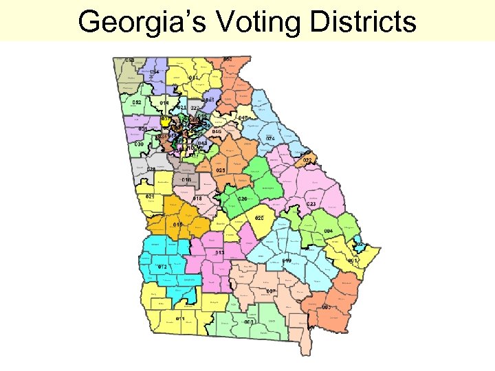 Georgia’s Voting Districts 