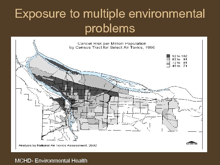 Exposure to multiple environmental problems MCHD- Environmental Health 