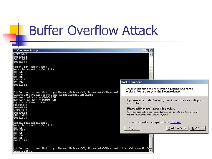 Buffer Overflow Attack 