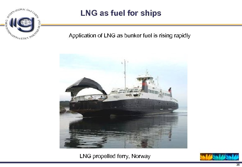 LNG as fuel for ships Application of LNG as bunker fuel is rising rapidly