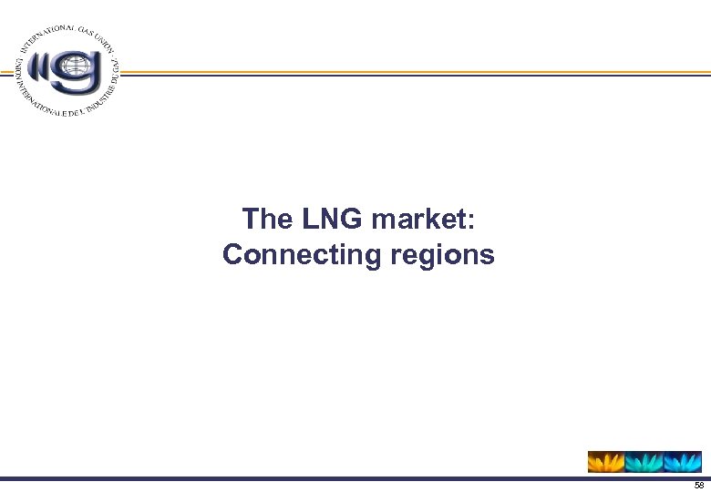 The LNG market: Connecting regions 58 