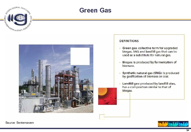 Green Gas Source: Senternovem 94 