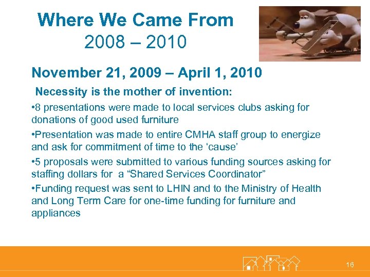 Where We Came From 2008 – 2010 November 21, 2009 – April 1, 2010