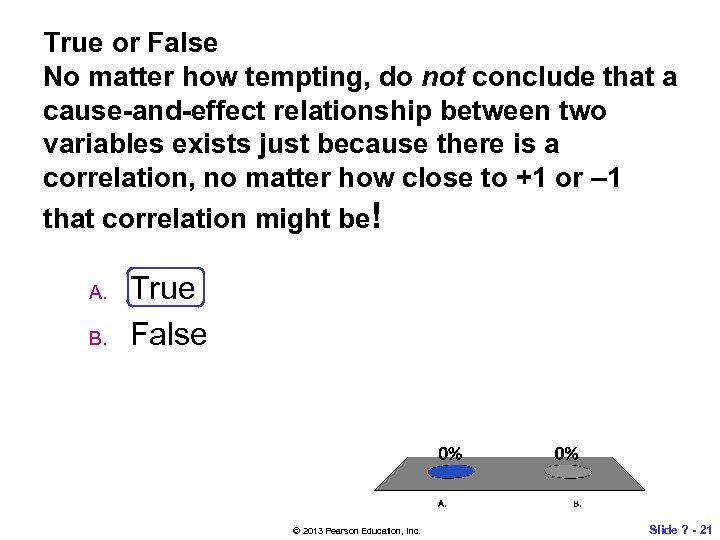 True or False No matter how tempting, do not conclude that a cause-and-effect relationship
