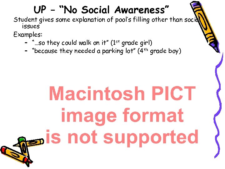 UP – “No Social Awareness” Student gives some explanation of pool’s filling other than