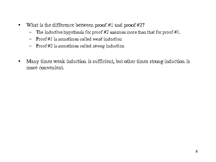  • What is the difference between proof #1 and proof #2? – The