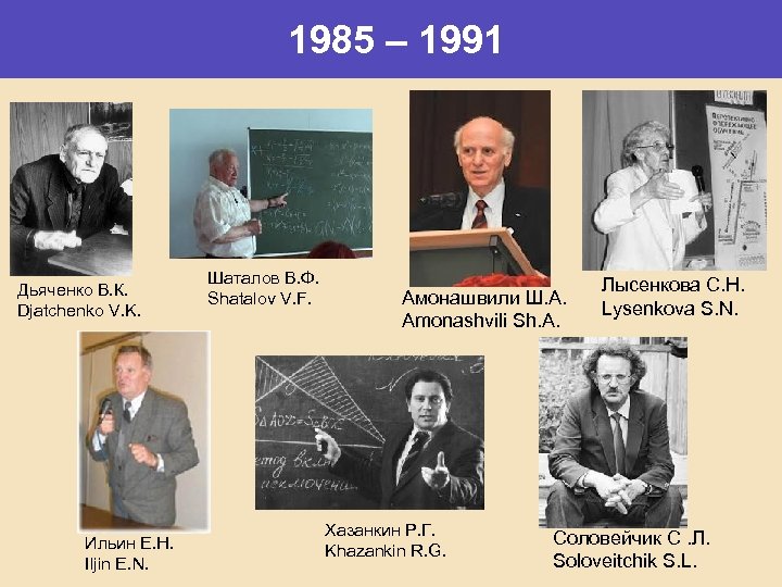 Педагоги новаторы. Е. Н. Ильин, ш. а. Амонашвили, в. ф. Шаталов. Ш.А. Амонашвили в.ф. Шаталов с.н. Лысенкова. Идеи в ф Шаталова. Шаталов н н.