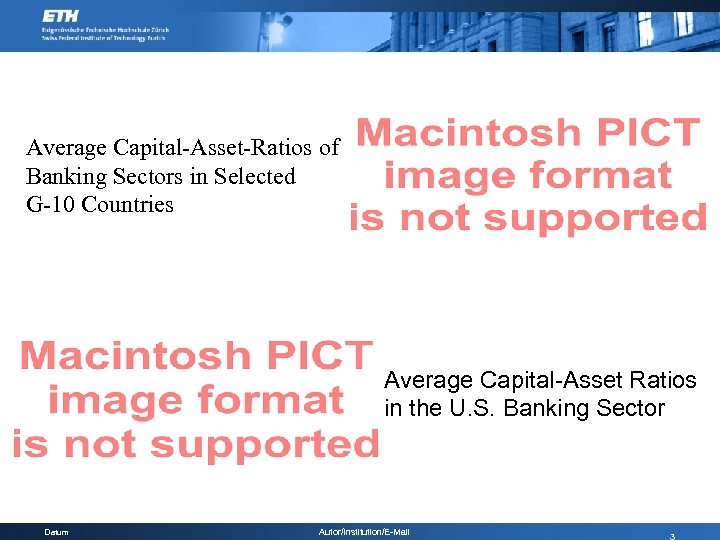 Average Capital-Asset-Ratios of Banking Sectors in Selected G-10 Countries Average Capital-Asset Ratios in the