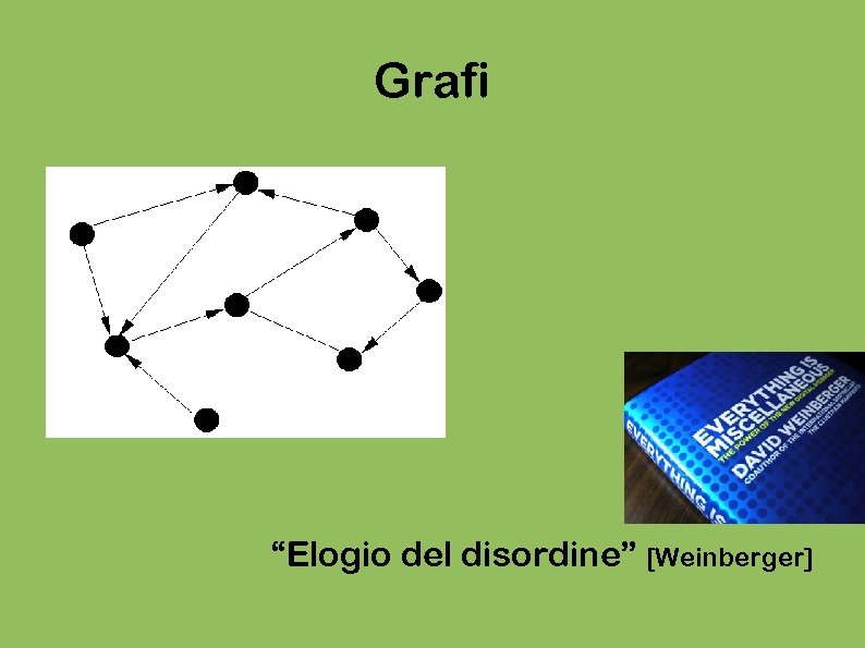 Grafi “Elogio del disordine” [Weinberger] 