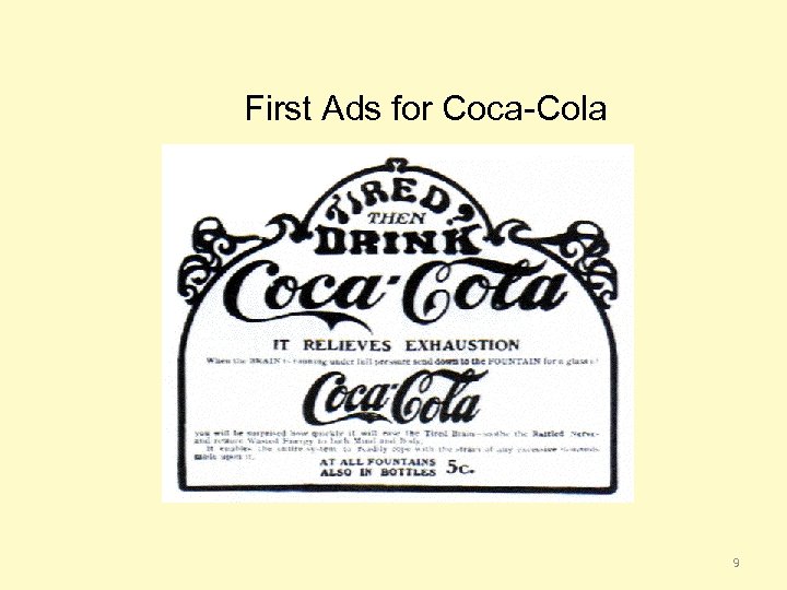First Ads for Coca-Cola 9 