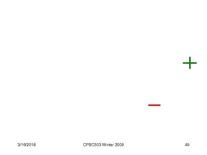 3/16/2018 CPSC 503 Winter 2009 49 