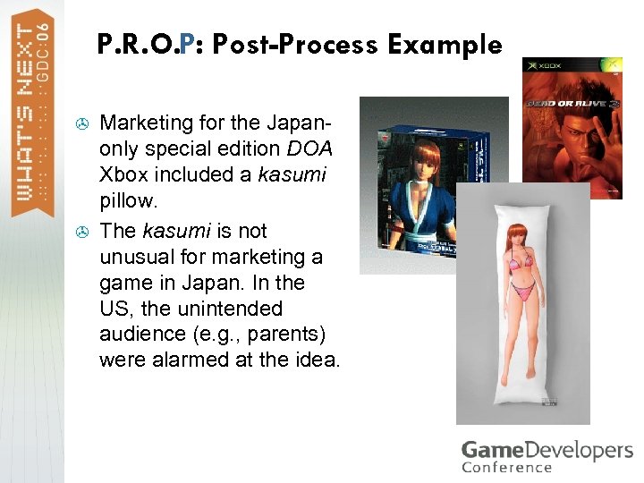 P. R. O. P: Post-Process Example > > Marketing for the Japanonly special edition