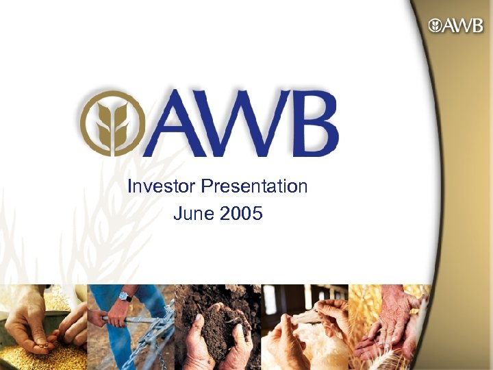 Investor Presentation June 2005 