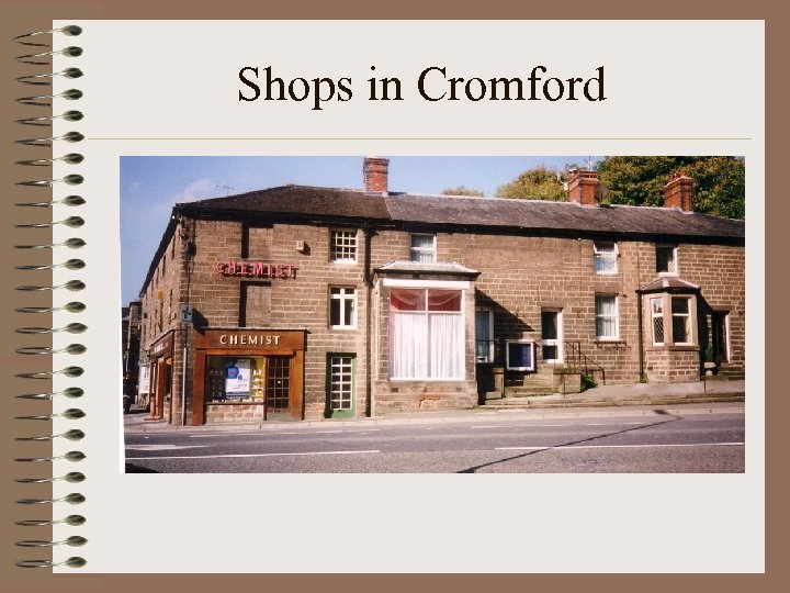 Shops in Cromford 