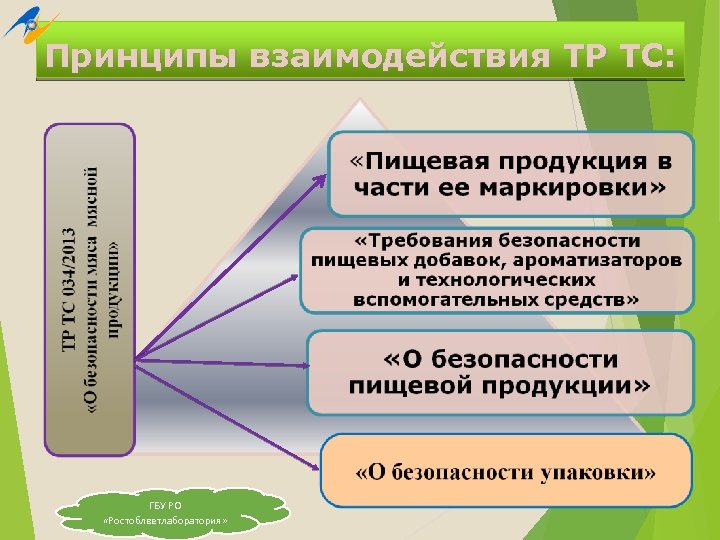 Принципы взаимодействия ТР ТС: ГБУ РО «Ростоблветлаборатория» 