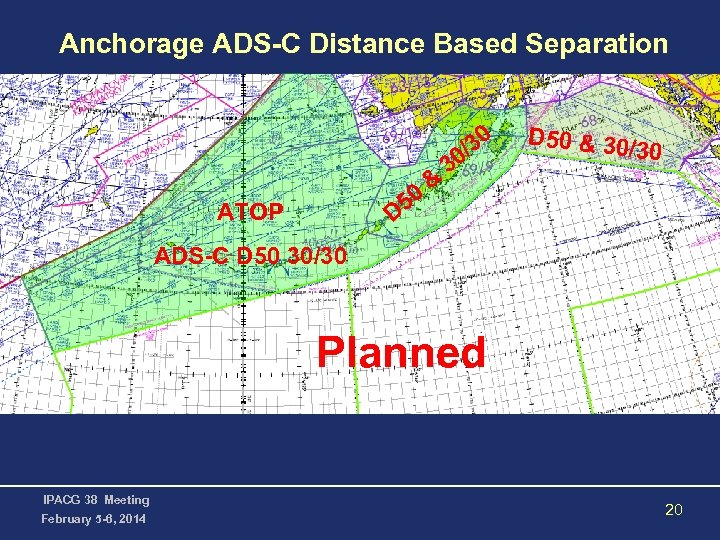 Anchorage ADS-C Distance Based Separation 30 / ATOP D 50 & 30 /30 ADS-C