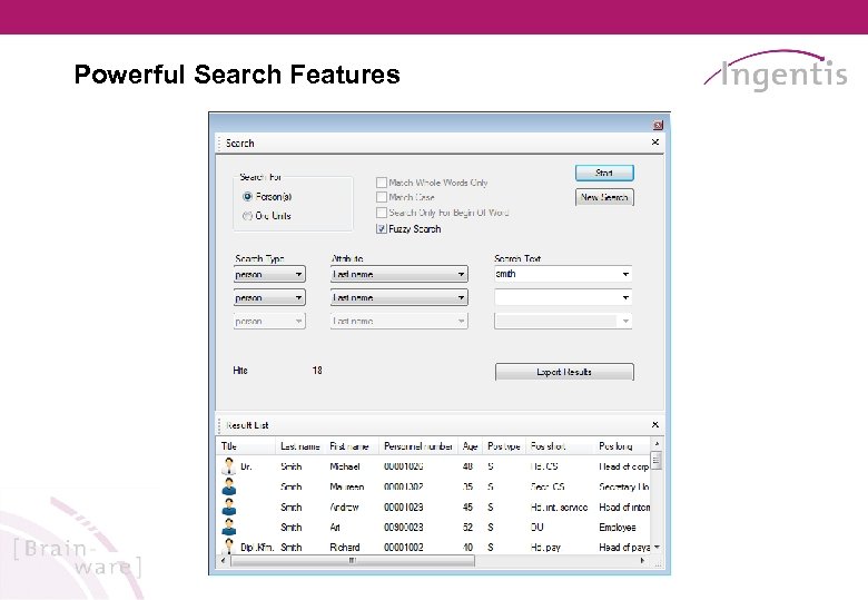 Powerful Search Features 