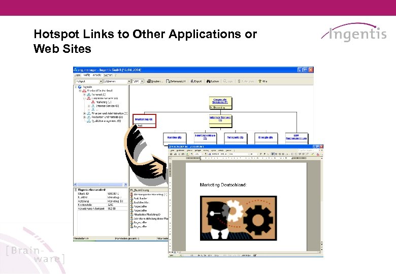Hotspot Links to Other Applications or Web Sites 
