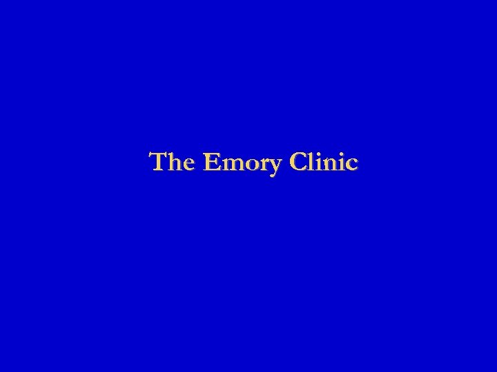 The Emory Clinic 