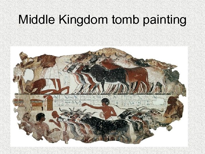 Middle Kingdom tomb painting 