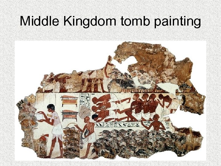 Middle Kingdom tomb painting 