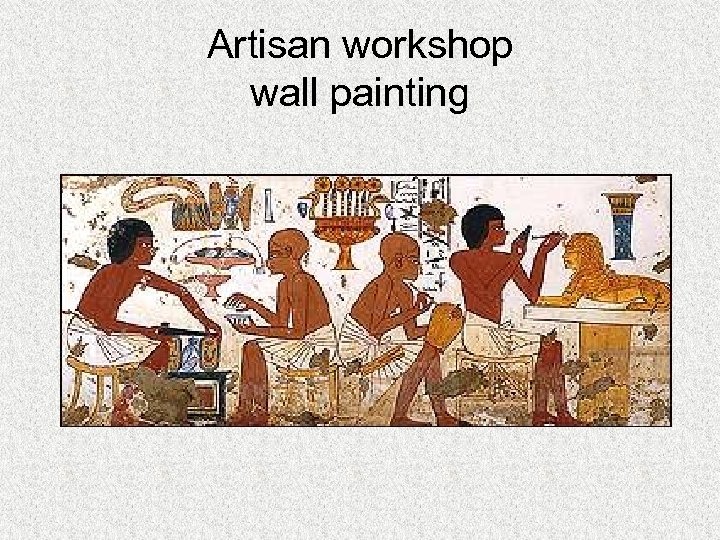 Artisan workshop wall painting 