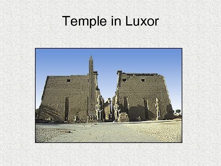 Temple in Luxor 