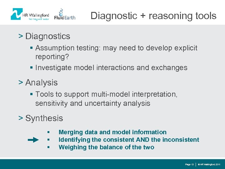 Diagnostic + reasoning tools > Diagnostics § Assumption testing: may need to develop explicit