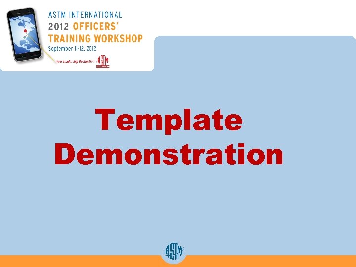 Template Demonstration 