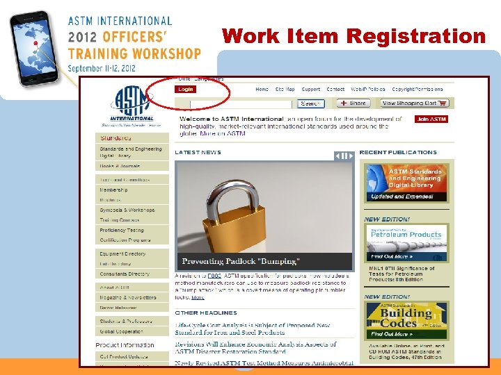 Work Item Registration 