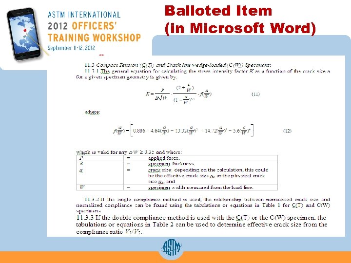 Balloted Item (in Microsoft Word) 