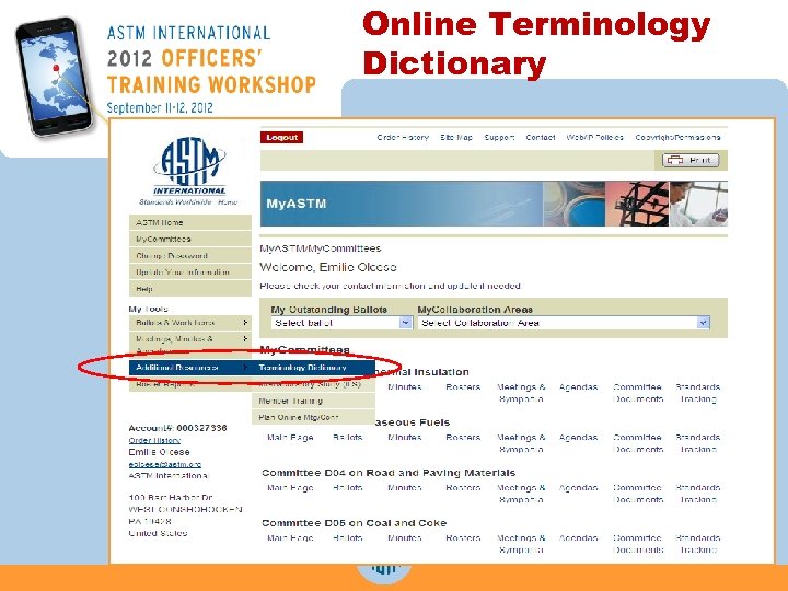 Online Terminology Dictionary 
