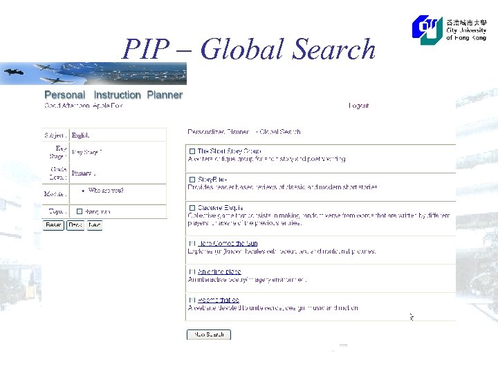 PIP – Global Search 