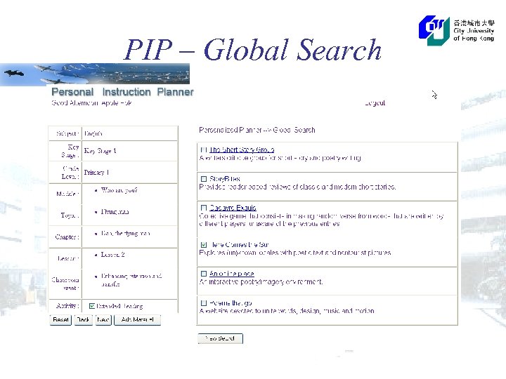 PIP – Global Search 