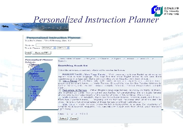 Personalized Instruction Planner 