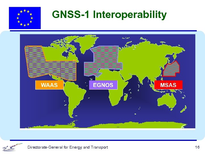 GNSS-1 Interoperability Directorate-General for Energy and Transport 16 